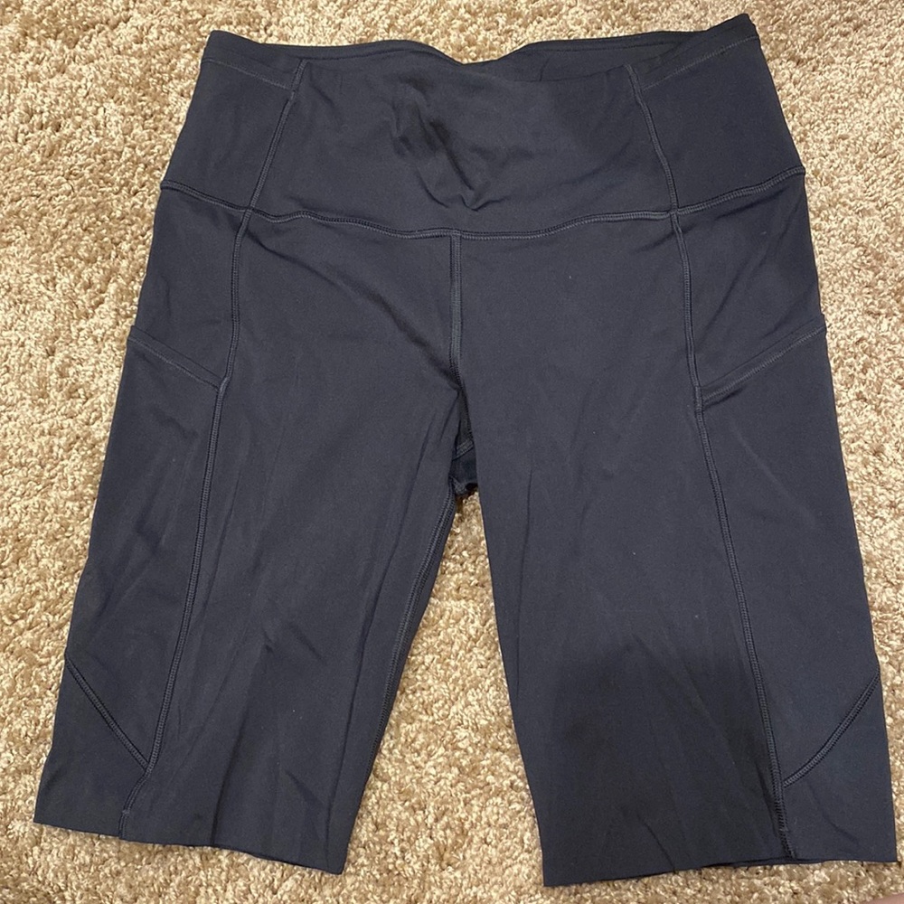 LULULEMON fast and free high rise biker shorts